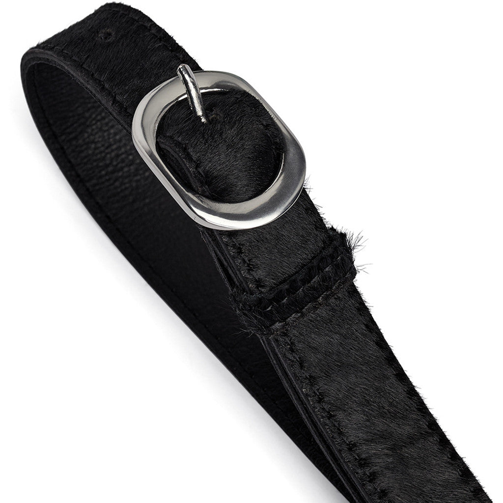 DEPECHE Cow belt Belts 095 Jet Black