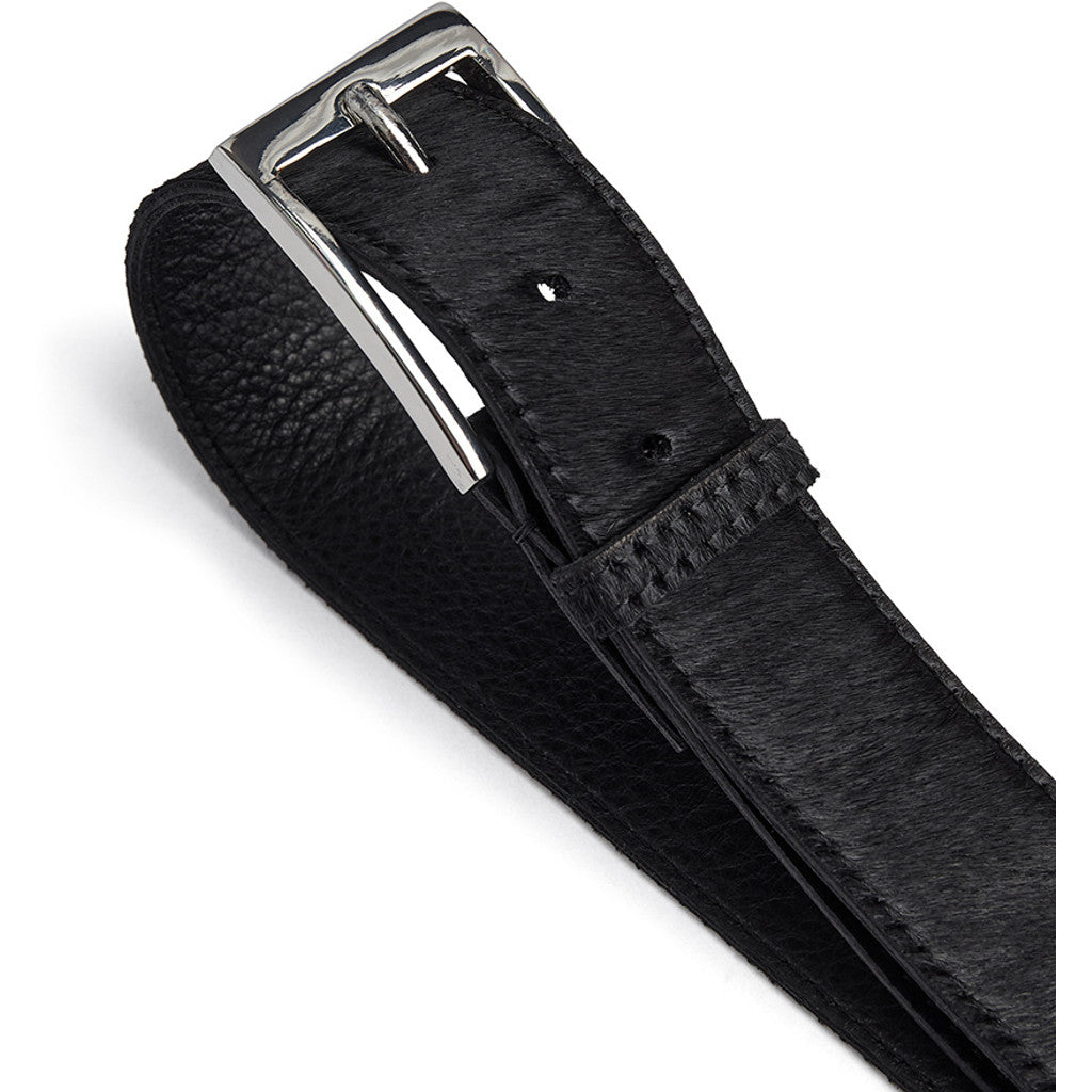 DEPECHE Cow belt Belts 095 Jet Black