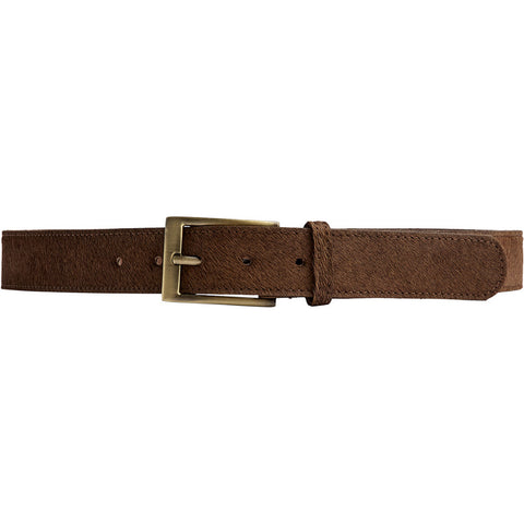 DEPECHE Cow belt Belts 184 Walnut
