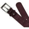 DEPECHE Cow belt Belts 305 Ox Blood