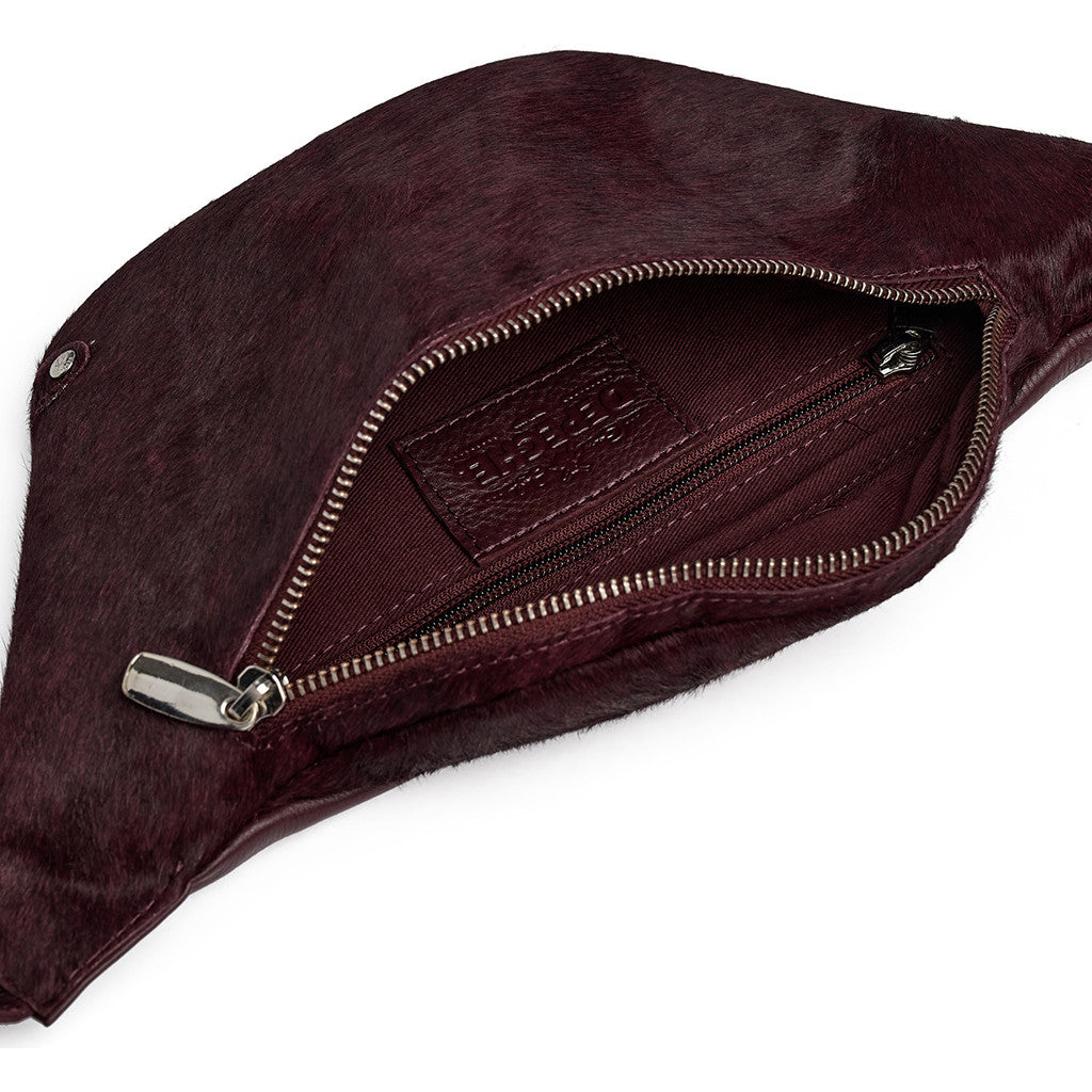 DEPECHE Hair-on leather bumbag Bumbag 305 Ox Blood