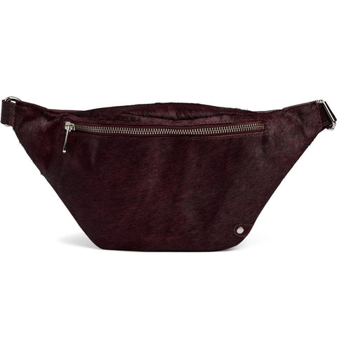 DEPECHE Hair-on leather bumbag Bumbag 305 Ox Blood