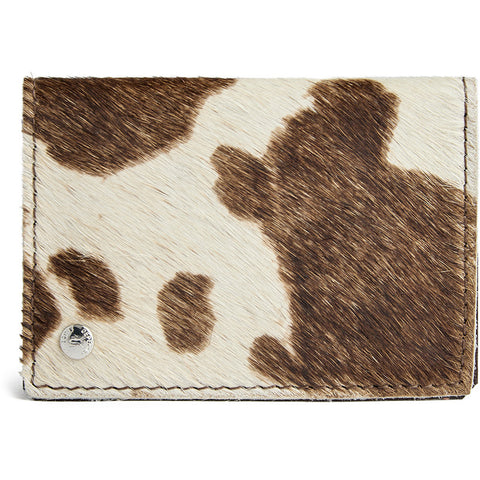 DEPECHE Cow credit card holder Accessories 015 Brown