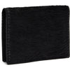 DEPECHE Cow hair-on credit card holder Accessories 095 Jet Black