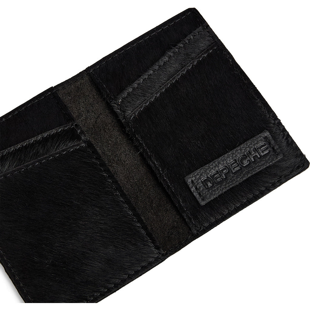 DEPECHE Cow credit card holder Accessories 095 Jet Black