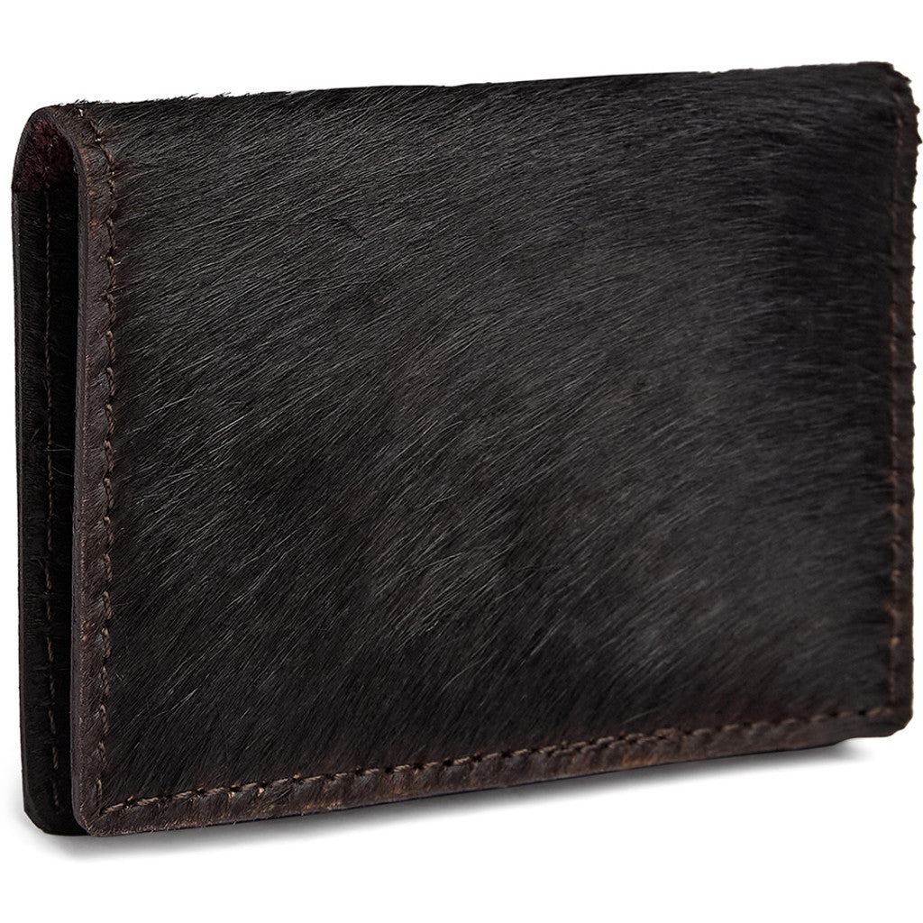 DEPECHE Cow credit card holder Accessories 161 Dark brown