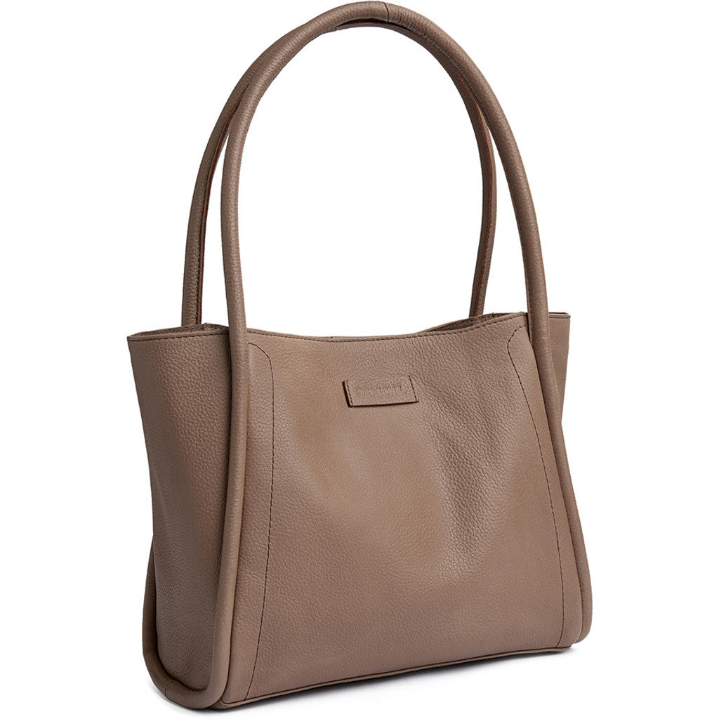 DEPECHE Cow leather shoulder bag with tube straps Shoulderbag / Handbag 224 Taupe