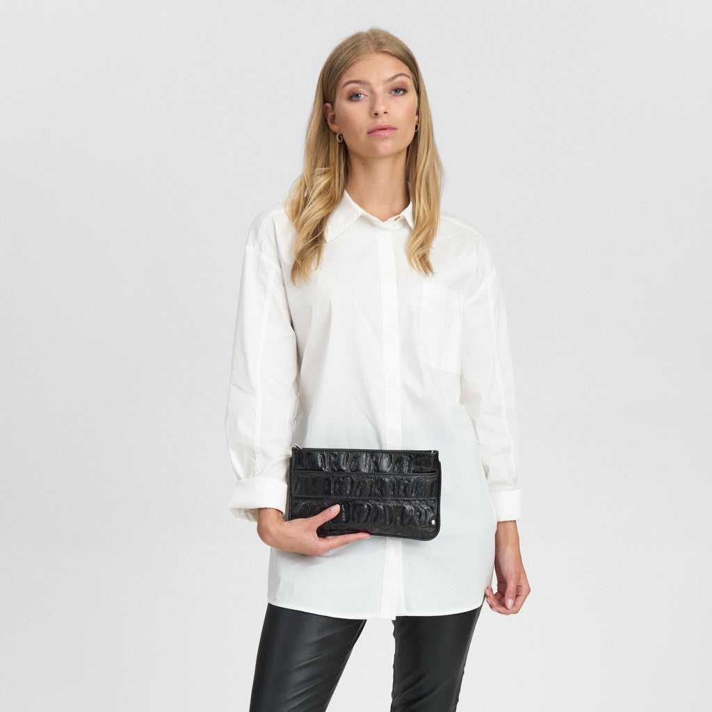 DEPECHE Croco clutch Clutch 306 Croco Deluxe