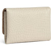 DEPECHE Croco embossed leather card holder Purse / Credit card holder 325 Sand Croco