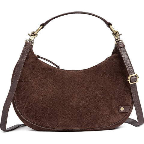 DEPECHE Suede crossbody bag Cross over 008 Chocolate