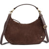 DEPECHE Suede crossbody bag Cross over 008 Chocolate