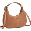 DEPECHE Suede crossbody bag Cross over 013 Tan