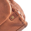 DEPECHE Crossbody bag with delicate edge stitching Cross over 014 Cognac