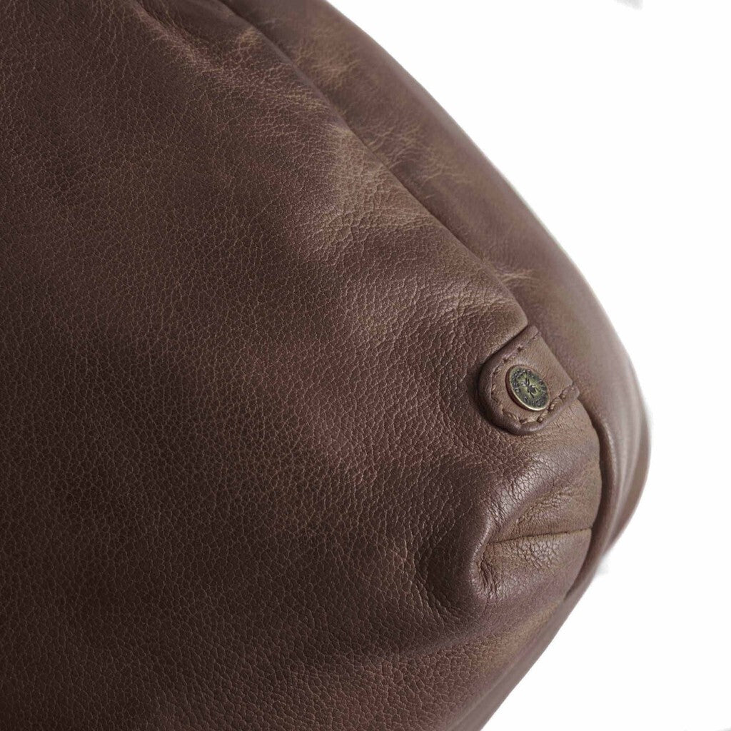 DEPECHE Crossover bag in strong and nice leather quality Cross over 068 Winter brown