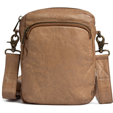 DEPECHE Crossover bag in strong and nice leather quality Crossover 156 Camel