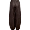 Depeche leather wear Ella Balloon Leather Pants Pants 008 Chocolate