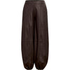 Depeche leather wear Ella Balloon Leather Pants Pants 008 Chocolate