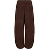 Depeche leather wear Ella balloon pants in soft suede Pants 067 Dusty brown