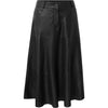 Depeche leather wear EllieDEP Underknee Leather Skirt Skirts 099 Black (Nero)