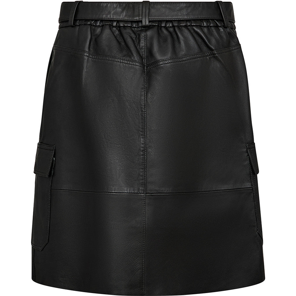 Depeche leather wear Envy leather skirt Skirts 099 Black (Nero)
