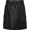 Depeche leather wear Envy leather skirt Skirts 099 Black (Nero)