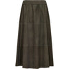 Depeche leather wear Evelyn suede skirt Skirt 054 Khaki