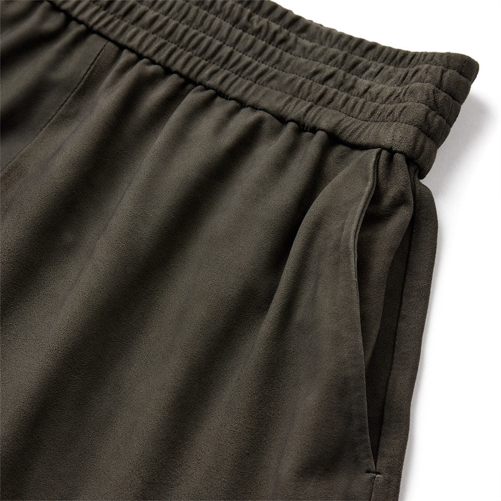 Depeche leather wear Evelyn suede skirt Skirt 054 Khaki