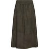 Depeche leather wear Evelyn suede skirt Skirt 054 Khaki