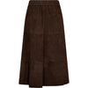 Depeche leather wear Evelyn suede skirt Skirts 067 Dusty brown