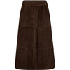 Depeche leather wear Evelyn suede skirt Skirts 067 Dusty brown