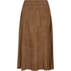 Depeche leather wear Evelyn suede skirt Skirt 311 Wood