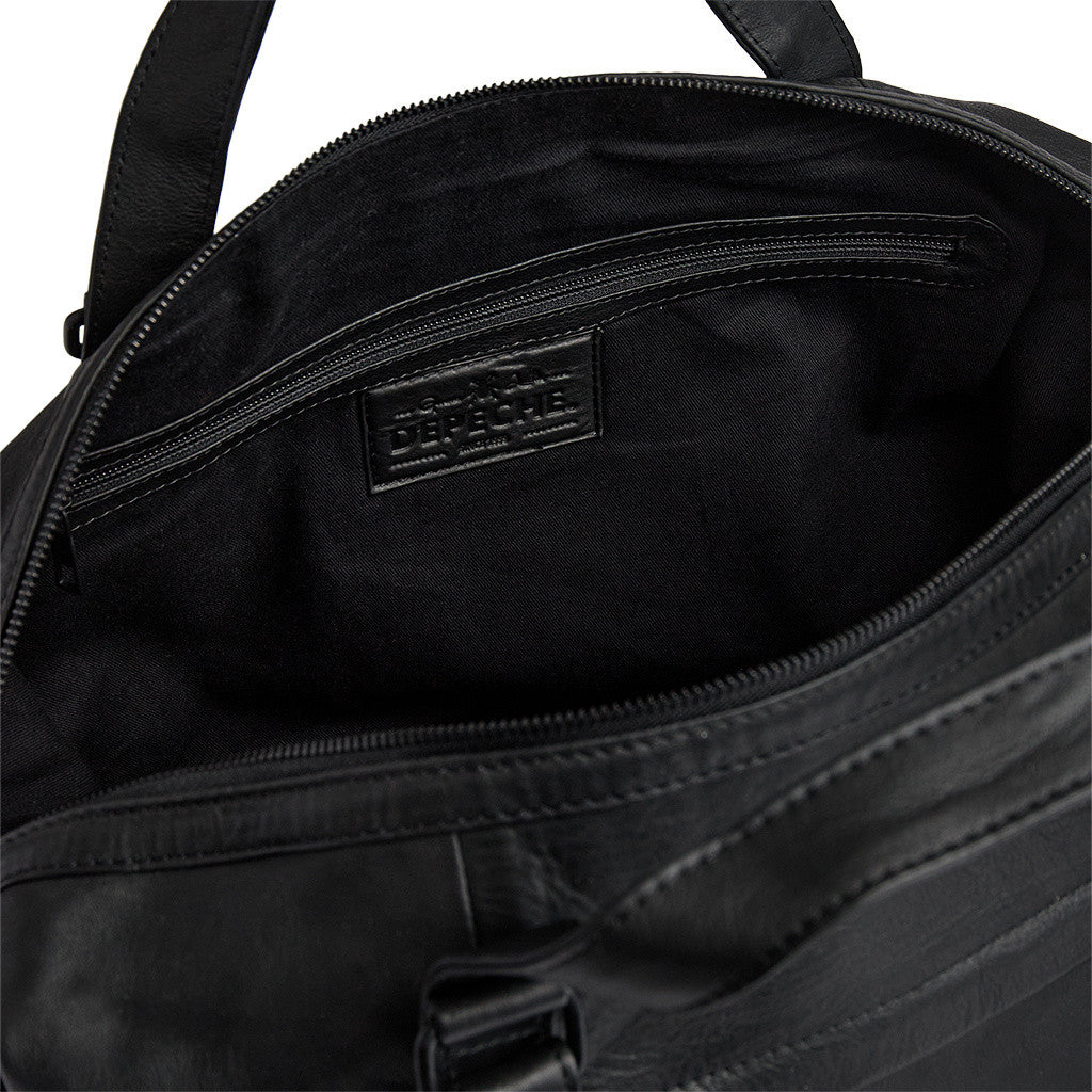DEPECHE Exclusive weekend bag Weekend Bag 226 Black/Black