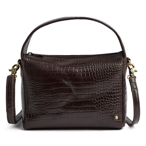 DEPECHE Fashion Favourites croco leather crossover Cross over 265 Brown Croco