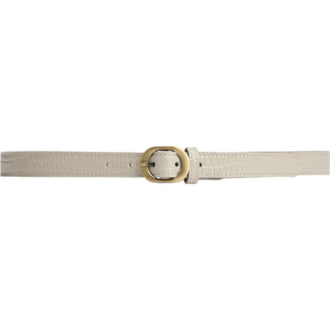 DEPECHE Fashion Favourites croco slim leather belt Belt 325 Sand Croco