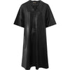 Depeche leather wear Feminine Rikke kjole in soft leather quality Dresses 099 Black (Nero)