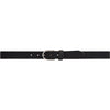 DEPECHE Glitter belt with discreet buckle Belts 099 Black (Nero)