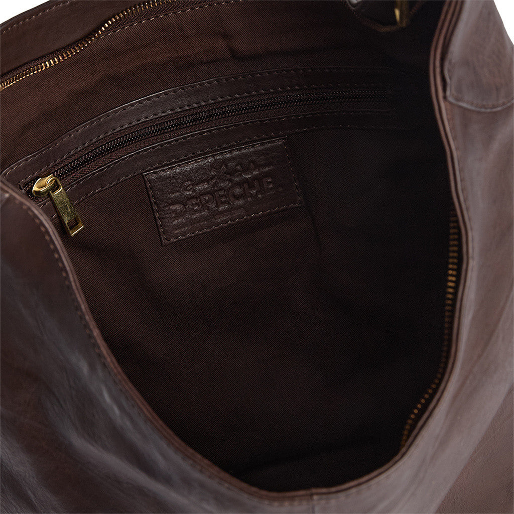 DEPECHE Golden Chic Shoulderbag Shoulderbag / Handbag 106 Coffee