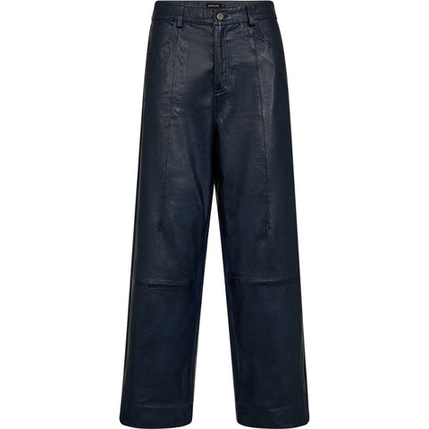 Depeche leather wear HW regular fitting Boa leather pants Pants 285 Midnight Blue