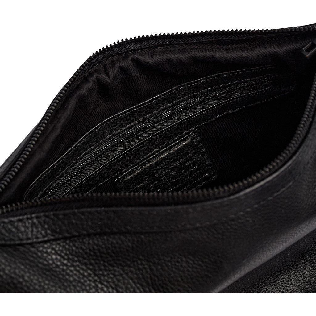 DEPECHE Handbag with beautiful braided strap Shoulderbag / Handbag 099 Black (Nero)