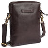 DEPECHE Handwoven calf leather mobile bag Mobilebag 161 Dark brown