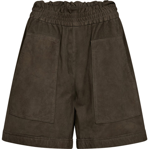 Depeche leather wear Hanna suede shorts Shorts 054 Khaki