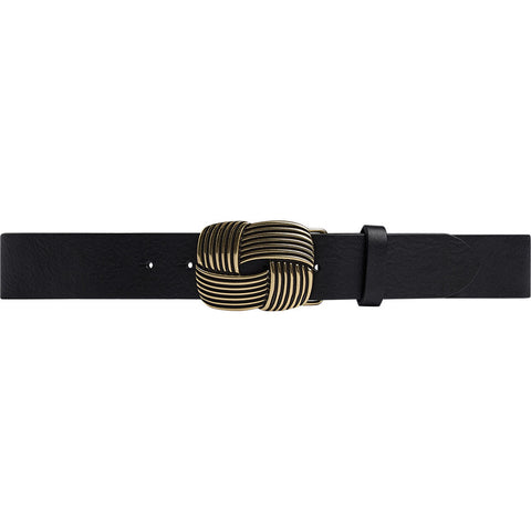DEPECHE Jeans Belt Belt 154 Black/Brass