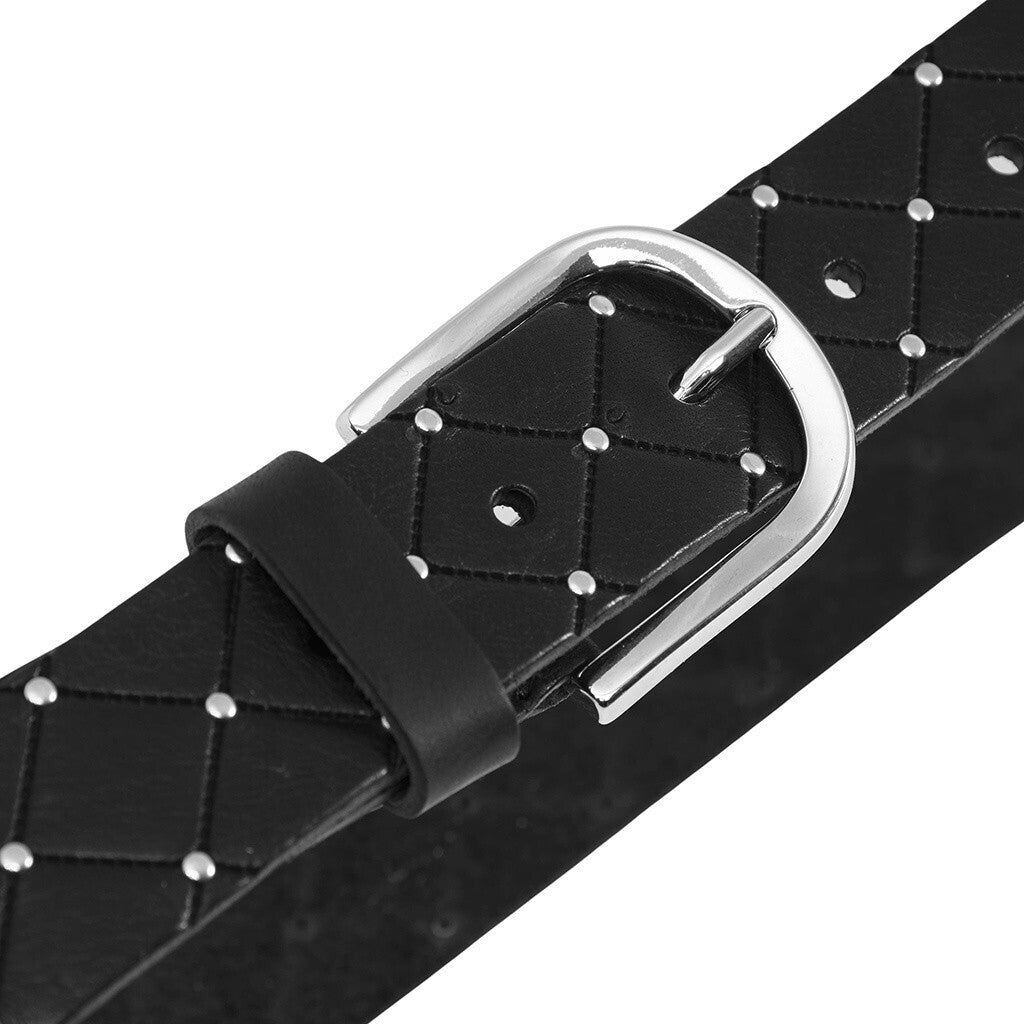 DEPECHE Jeans Belt Belts 187 Black/Silver