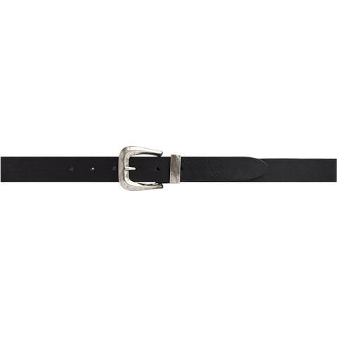 DEPECHE Jeans belt Belt 300 Black/Amr silver