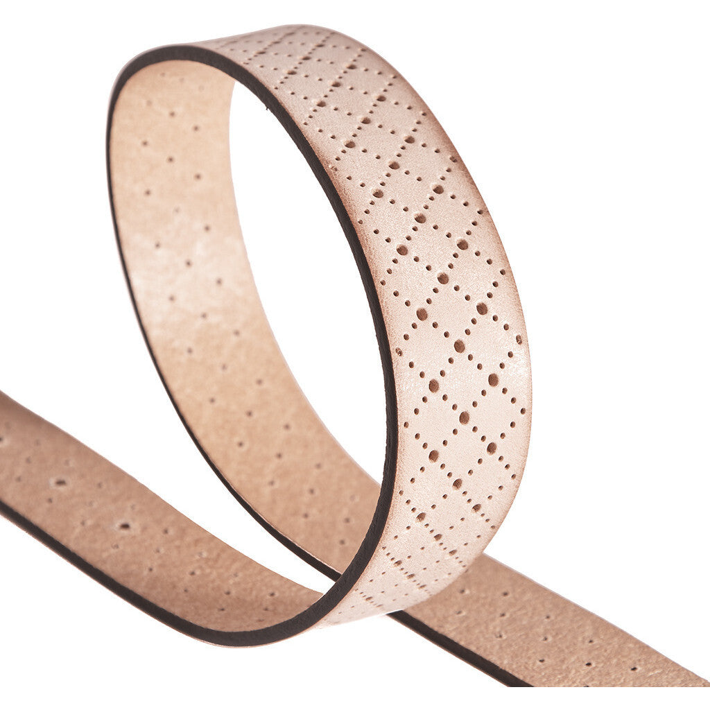 DEPECHE Jeans belt decorated with hole pattern Belts 011 Sand