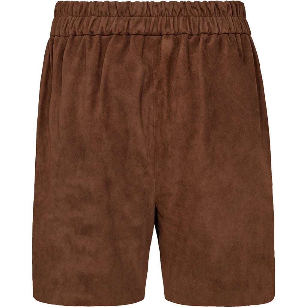 Depeche leather wear Julia suede shorts Shorts 311 Wood