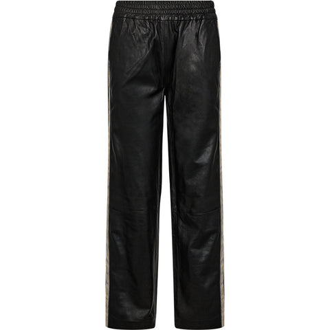Depeche leather wear JuneDEP Loose Pants Pants 099 Black (Nero)