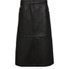 Depeche leather wear Kenya underknee leather skirt Skirts 099 Black (Nero)