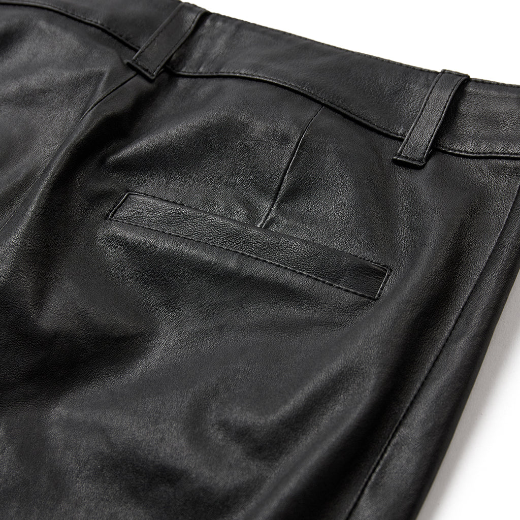 Depeche leather wear Kiri Boot Cut Leather Pants Pants 099 Black