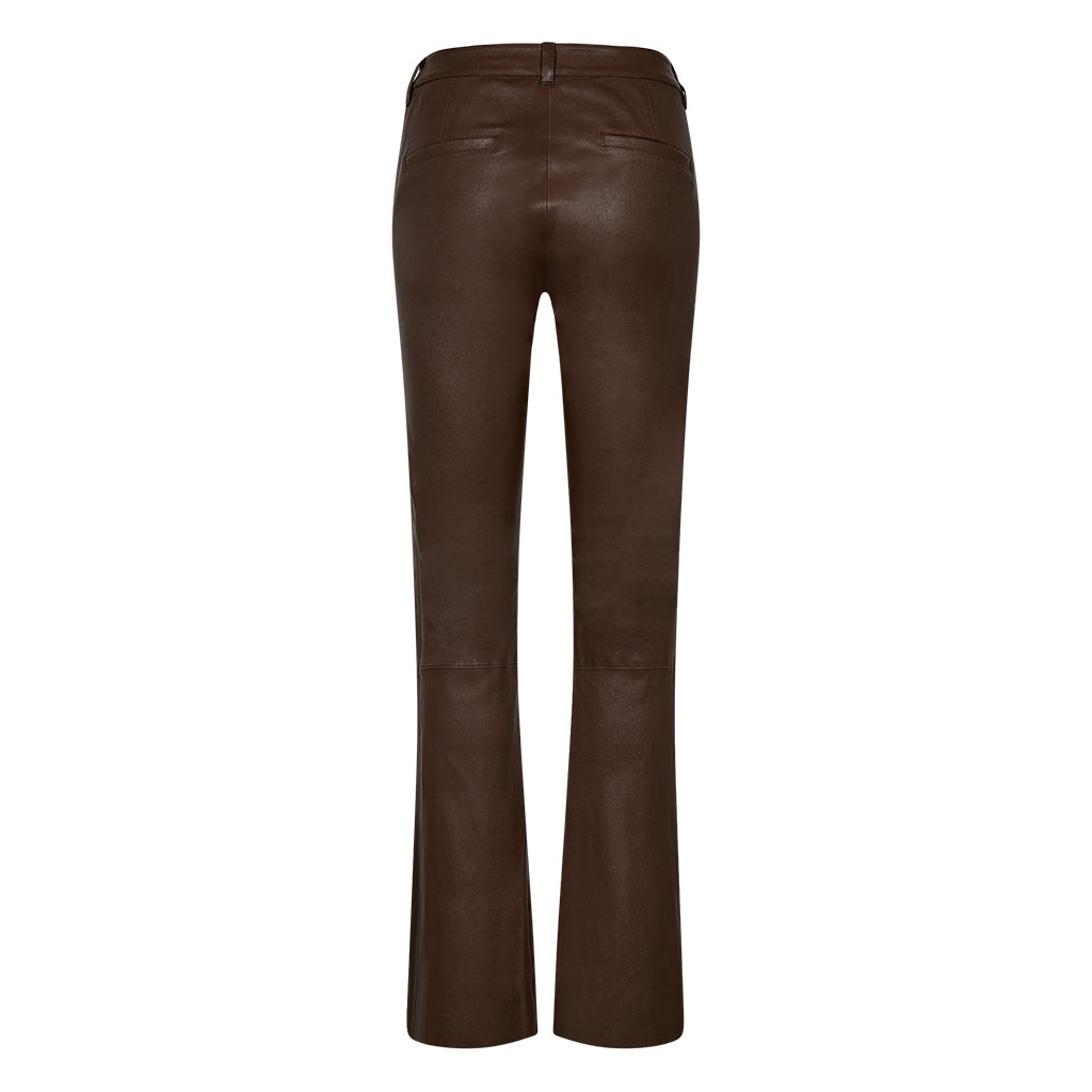 Depeche leather wear Kiri Boot Cut Leather Pants Pants 173 Chestnut